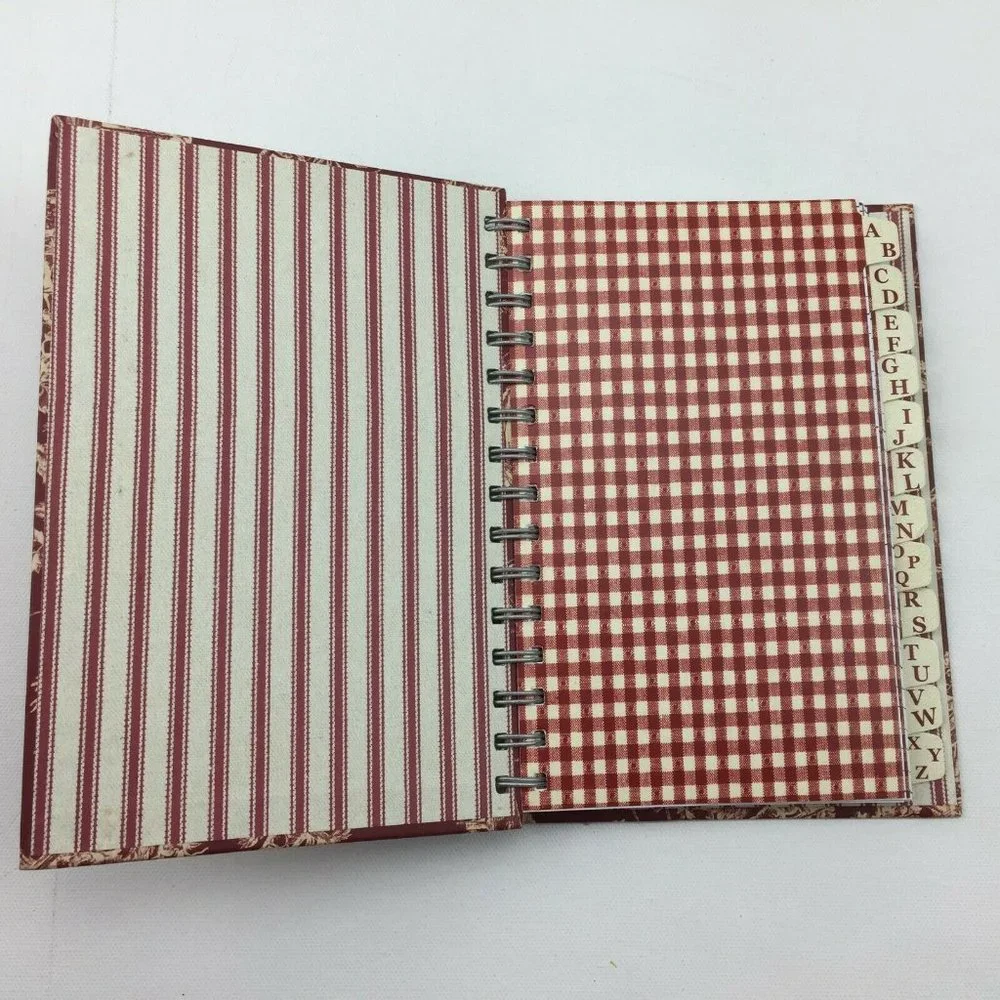Covington Red Floral Stationary Set Journal Address Book Note Cards Envelopes